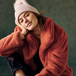 Anthropologie Faux Fur Jacket